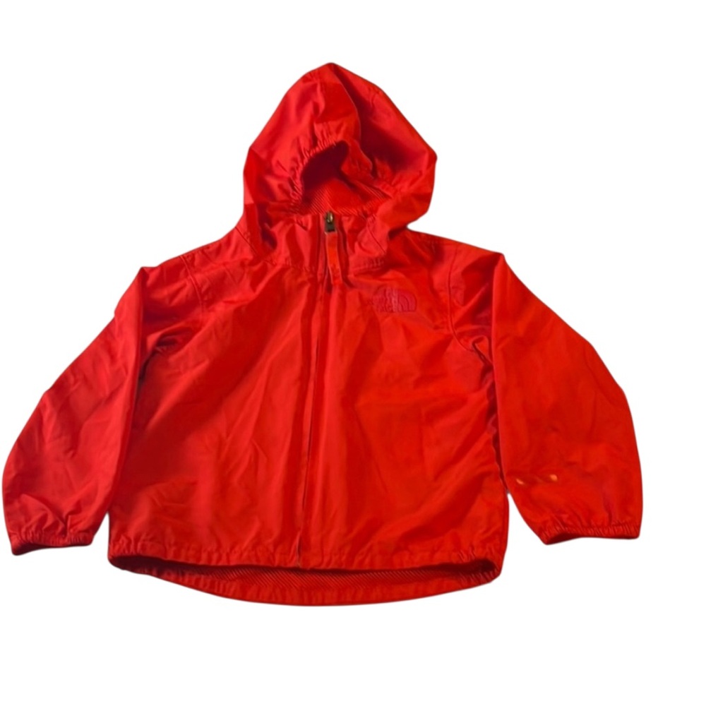 The North Face Red Raincoat Hood Water-Resistant Fabric Size 2T EUC Outdoors